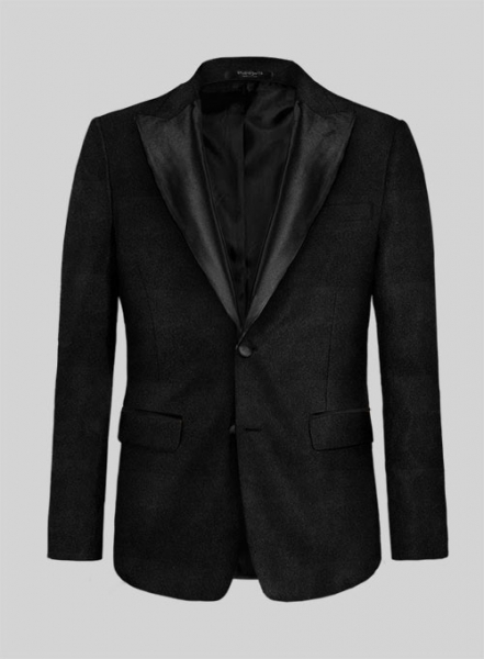 Black Velvet Tuxedo Jacket