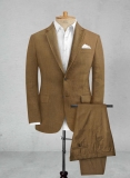 Sepia Brown Pure Linen Suit