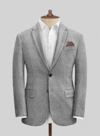 Italian Empire Gray Tweed Jacket