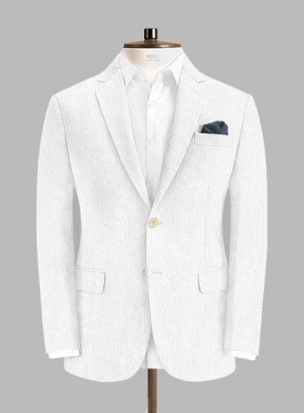 White Corduroy Suit