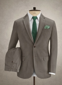 Caccioppoli Cotton Cashmere Caravel Brown Suit