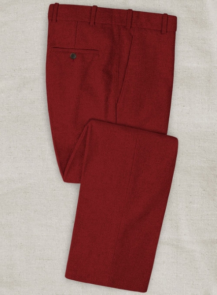 Melange Titan Red Tweed Pants