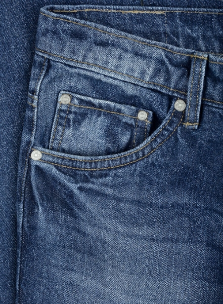 Ranch Blue Stone Wash Whisker Jeans