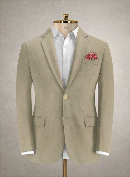 Caccioppoli Cotton Drill Beige Suit