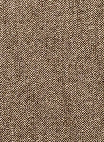 Irish Brown Herringbone Tweed Pants