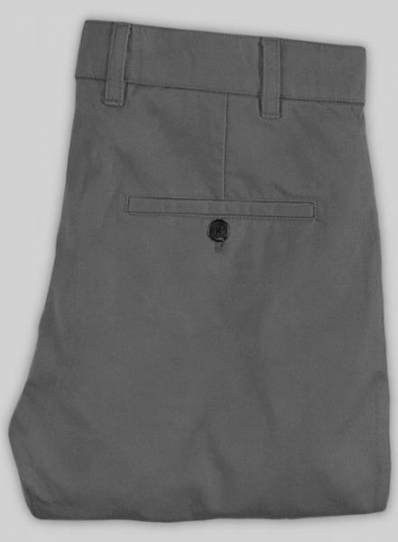 Stretch Summer Gray Chino Pants