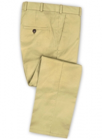 Reda Light Khaki Pure Wool Pants