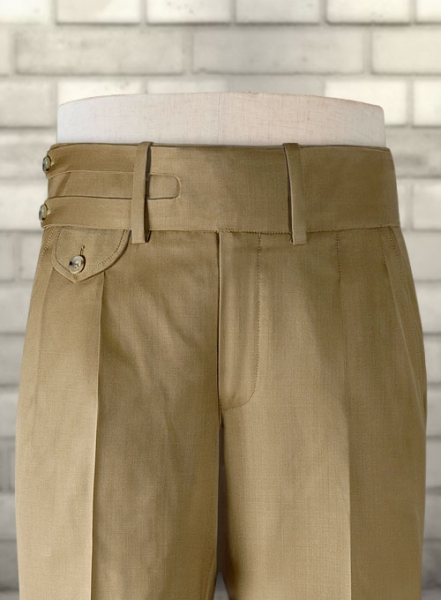 Double Gurkha Wool Trousers