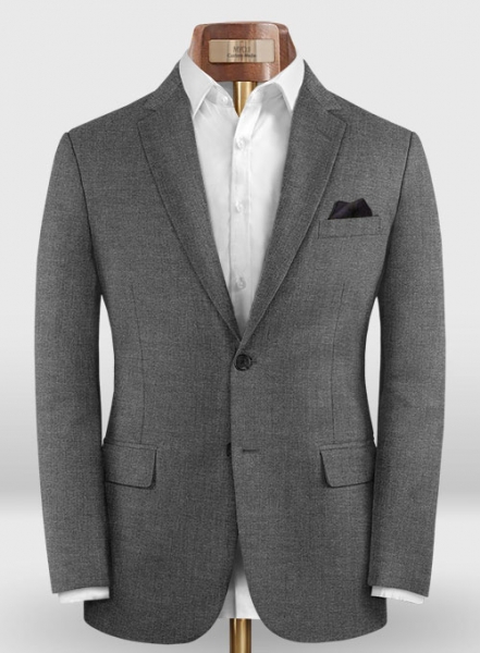 Reda Cashmere Mid Gray Wool Jacket