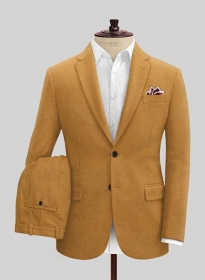 Naples Yellow Tweed Suit