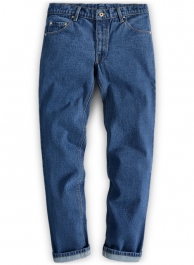 Classic Heavy Blue Stone Wash Jeans