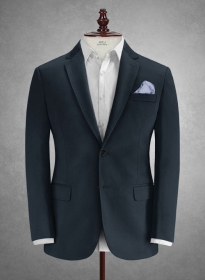 Caccioppoli Cotton Gabardine Dark Blue Jacket