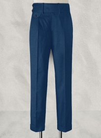 Napolean Casa Blue Double Gurkha Wool Trousers