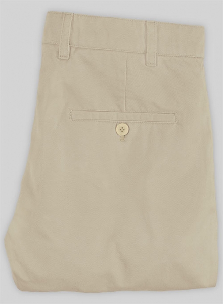 Sand Feather Cotton Canvas Stretch Chino Pants