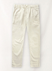 Easy Pants Light Beige Cotton Canvas