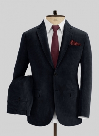 Navy Blue Corduroy Suit