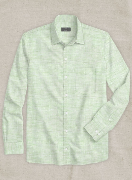 Dublin Sea Green Linen Shirt