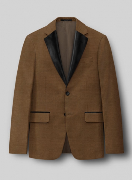 Napolean Rust Wool Tuxedo Suit