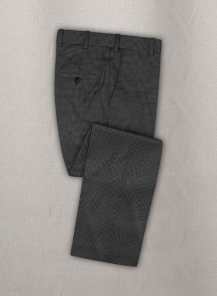 Napolean Mini Houndstooth Gray Wool Pants