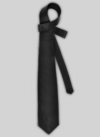 Black Leather Tie