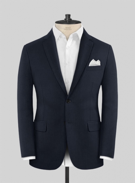 Napolean Dark Blue Wool Suit