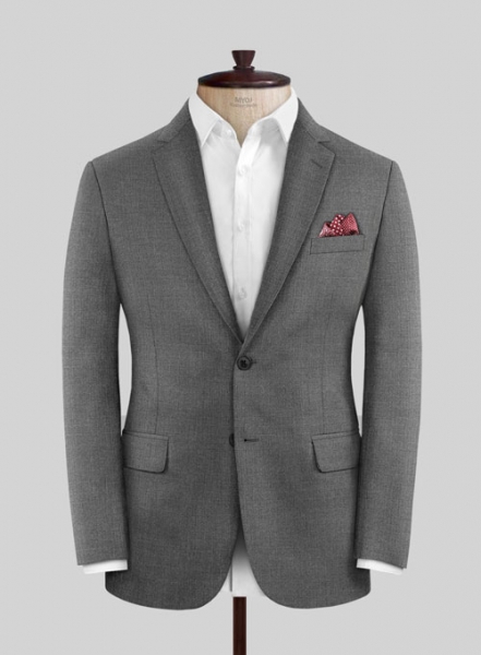 Napolean Gray Wool Suit