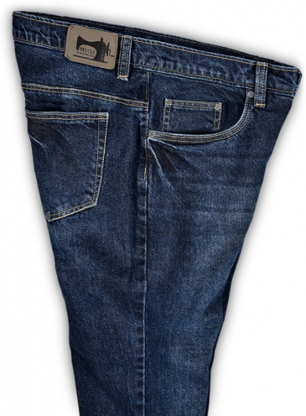 The Blue Indigo Wash Whisker Jeans