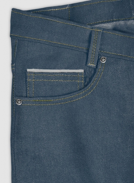 Selvedge White Denim Jeans - Raw Unwashed