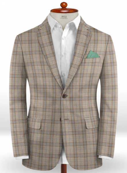 Napolean Petti Brown Wool Suit