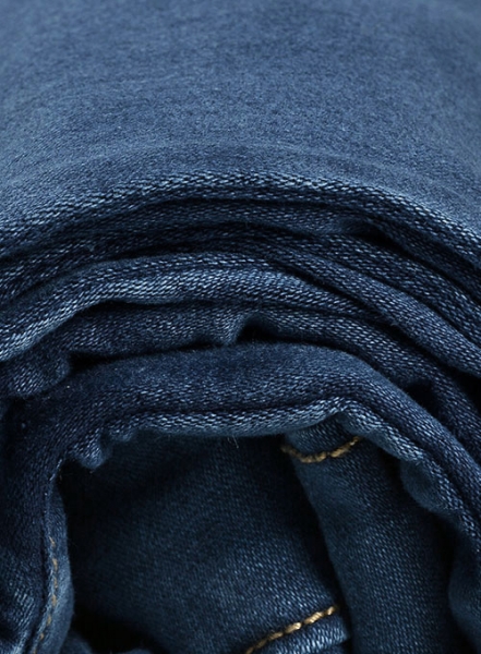 Foster Blue Stretch Stone Wash Whisker Jeans