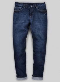 Slight Stretch Indigo Wash Whisker Jeans