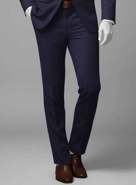 Napolean Eggplant Wool Suit