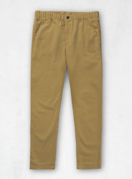 Easy Pants Khaki Cotton Canvas