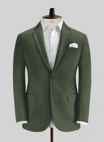 Caccioppoli Cotton Drill Green Jacket