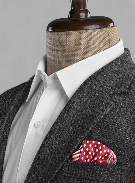 Charcoal Flecks Donegal Tweed Jacket