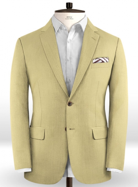 Scabal Pearl Khaki Wool Suit