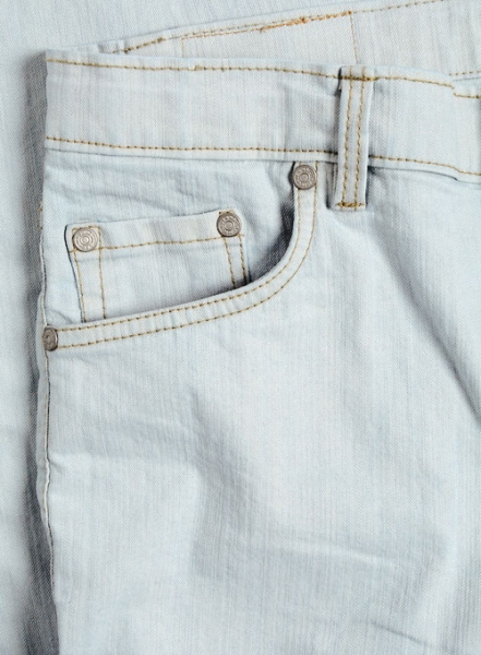 Light Sky Blue Stretch Denim Jeans