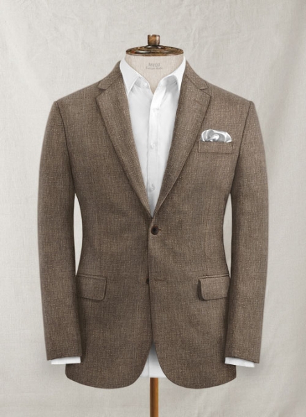 Italian Linen Bella Brown Jacket