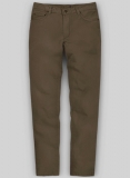 Stretch Summer Brown Chino Jeans