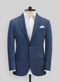 Rope Weave Persian Blue Tweed Jacket