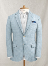 Solbiati Sky Blue Seersucker Jacket