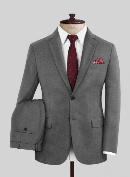 Napolean Gray Wool Suit