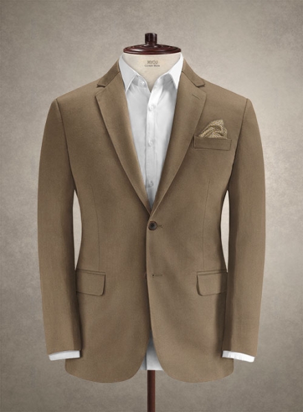 Caccioppoli Cotton Gabardine Brown Suit