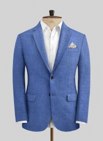 Italian Linen Smoked Blue Jacket