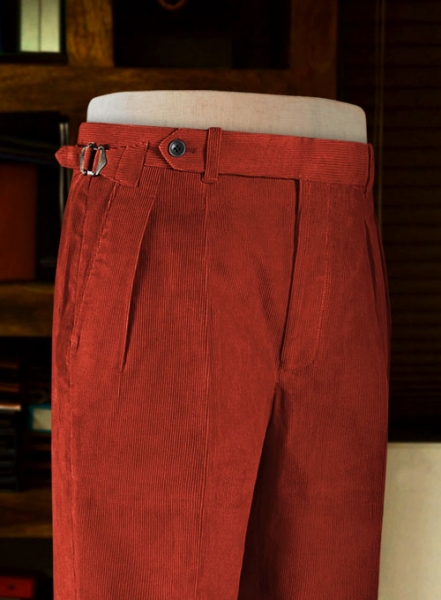 Burnt Sienna Colonel Corduroy Trousers