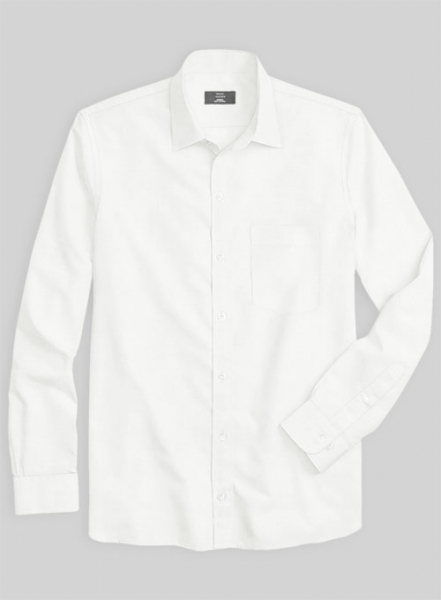 Giza Ivory Cotton Shirt- Full Sleeves