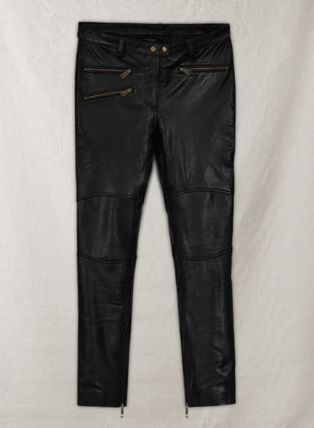 Leather Biker Jeans - Style #503