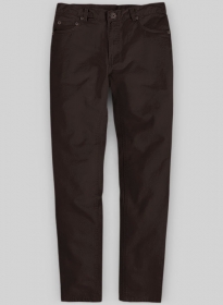 Caffe Brown Stretch Chino Jeans