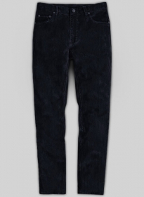 Navy Blue Corduroy Jeans - 8 Wales