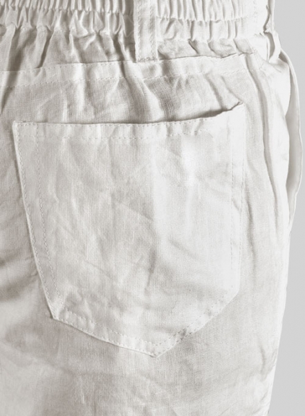 Pure Linen Drawstring Pants